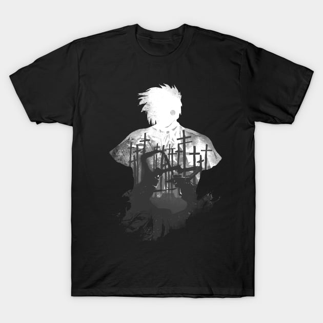 Monochrome Alucard T-Shirt by FanFreak